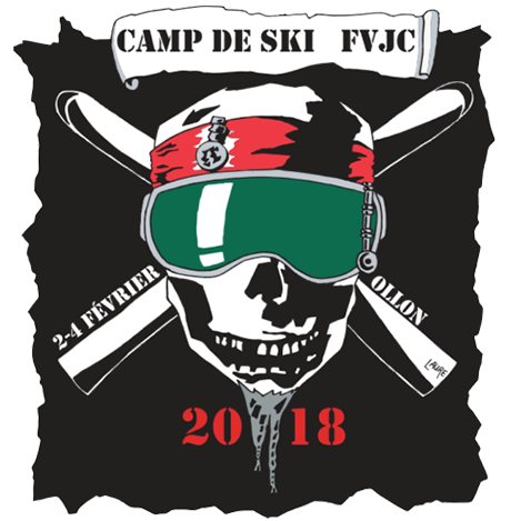 Logo camp de ski FVJC 2018 à Ollon
